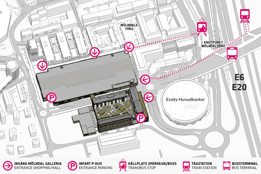 tillgänglighetskoll i mölndals galleria